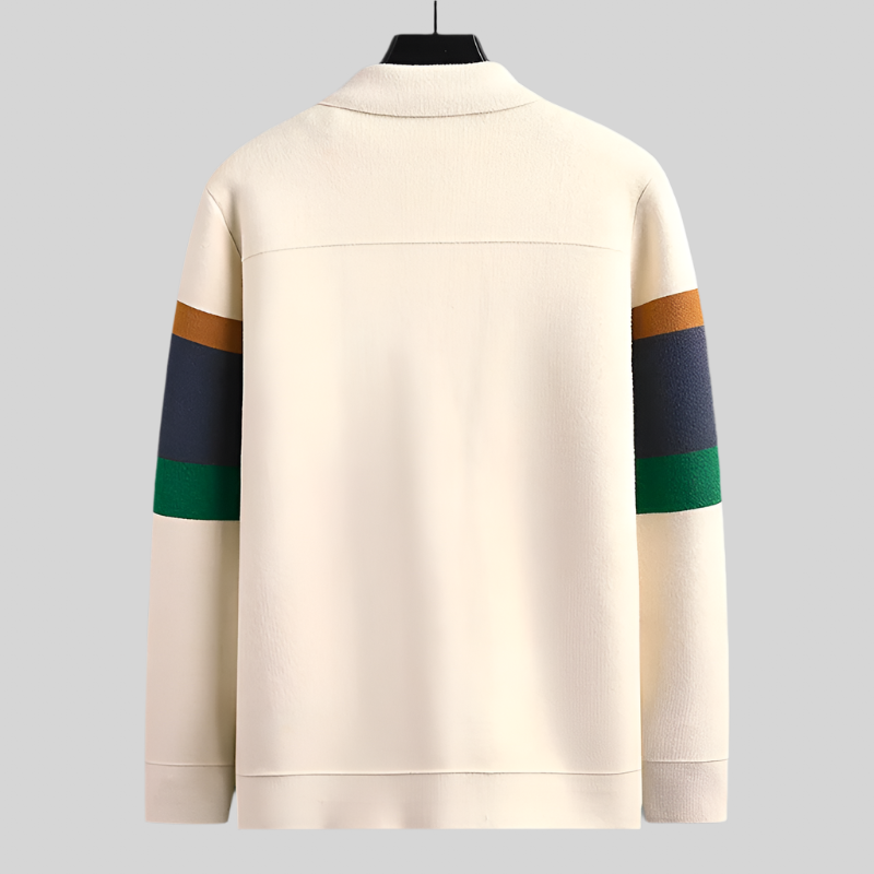 Men's Soft Jacquard Pattern Cardigan