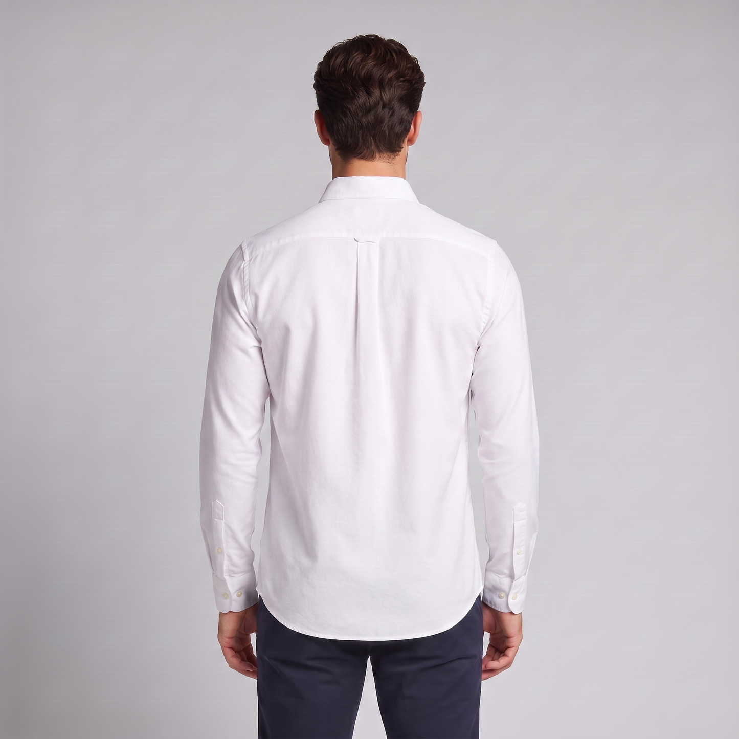 Men's Stand-Up Collar Dress Shirt