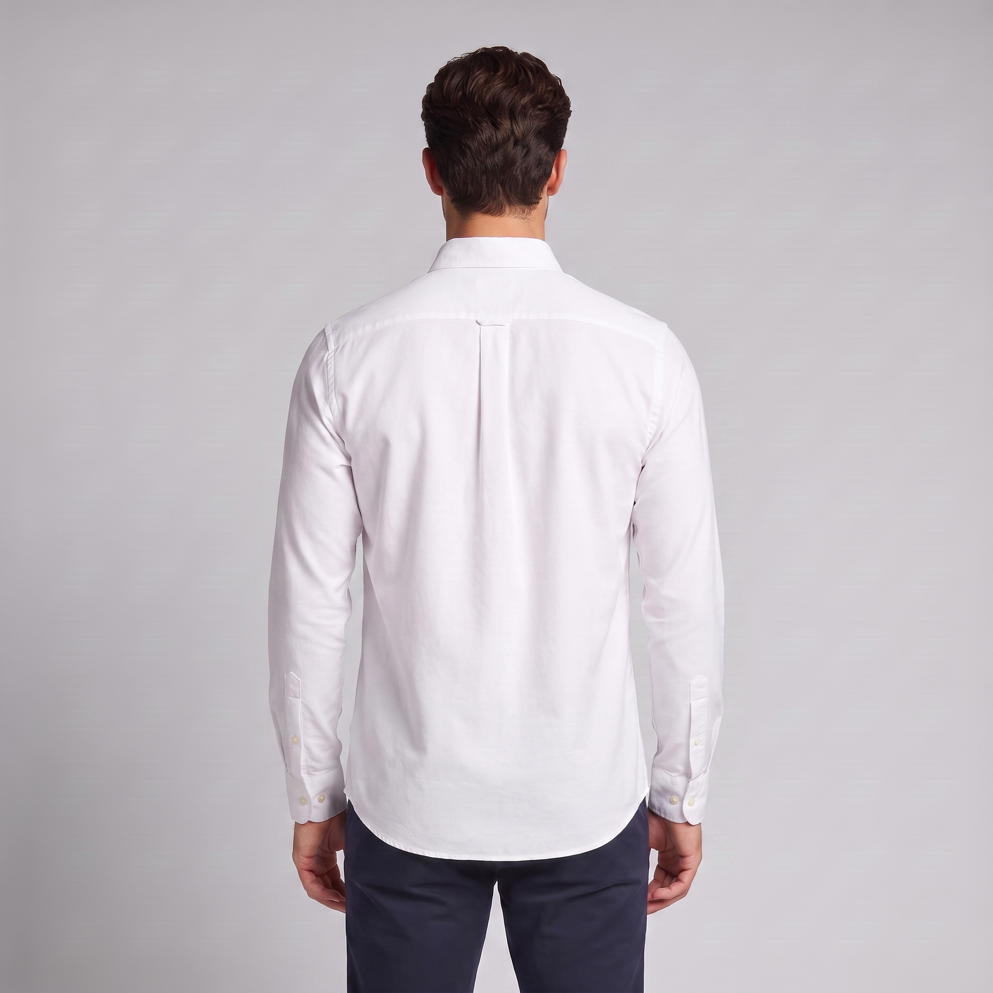 Men's Stand-Up Collar Dress Shirt