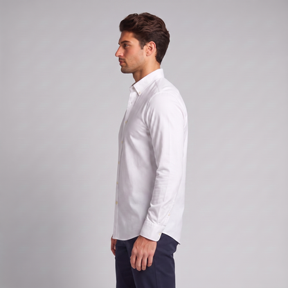 Men's Stand-Up Collar Dress Shirt