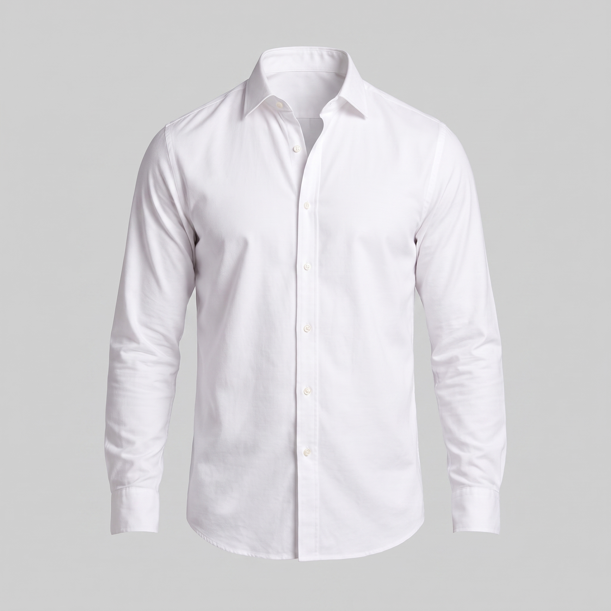 Men's Stand-Up Collar Dress Shirt