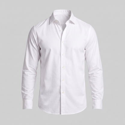 Men's Stand-Up Collar Dress Shirt