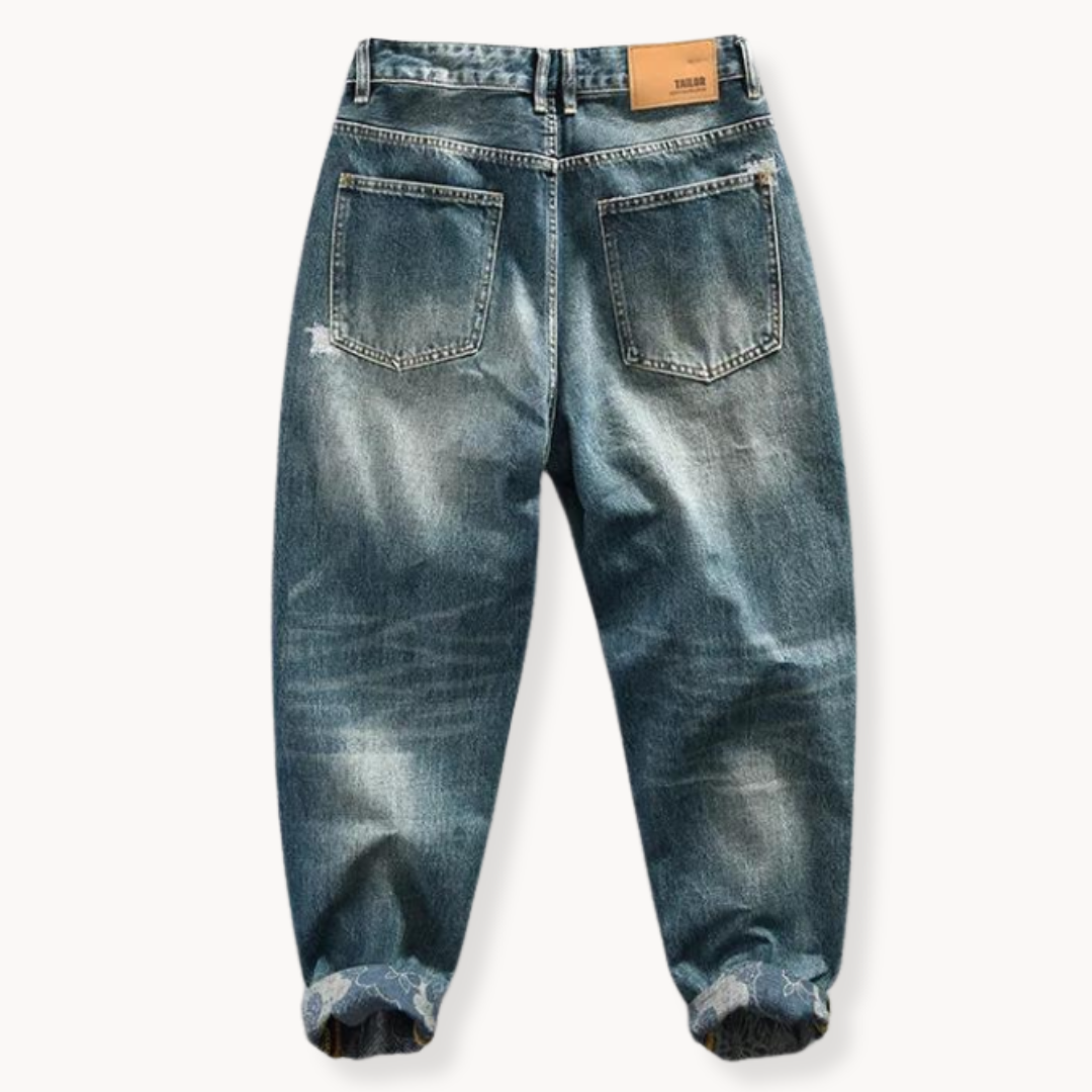 Men's Straight Leg Denim Jeans