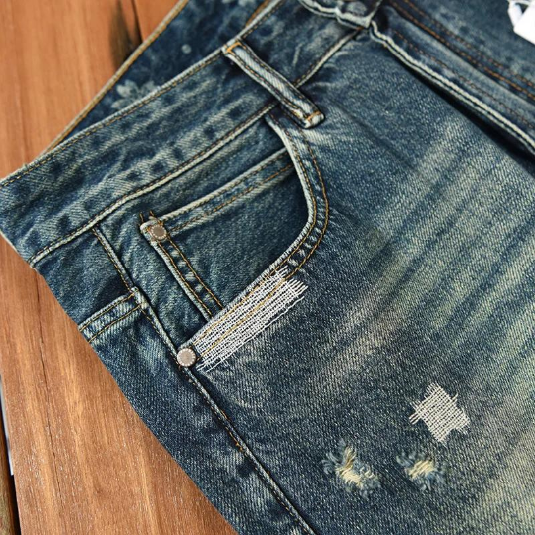 Men's Straight Leg Denim Jeans