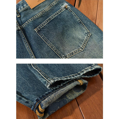 Men's Straight Leg Denim Jeans