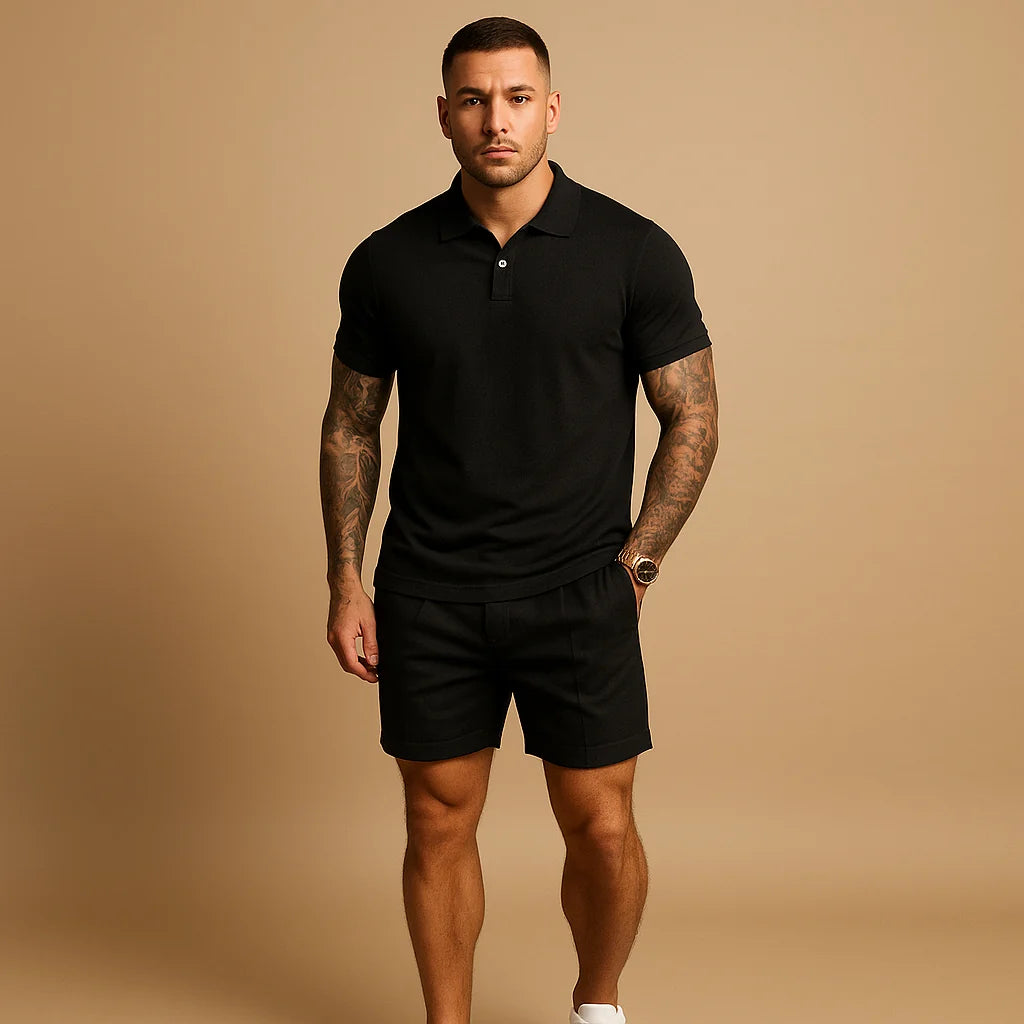 Men's Streetwear Shirt and Shorts Set