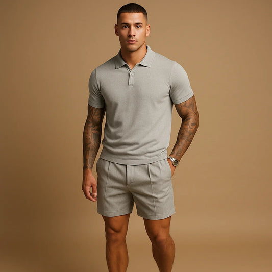 Men's Streetwear Shirt and Shorts Set