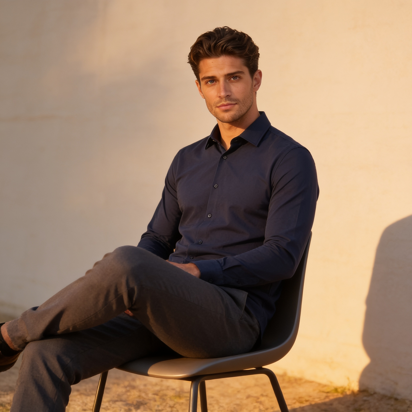 Men's Stretch Comfort Slim Fit Shirt