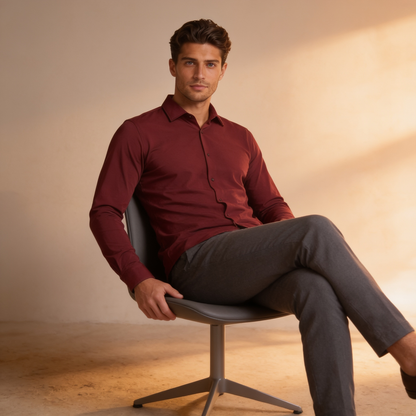 Men's Stretch Comfort Slim Fit Shirt