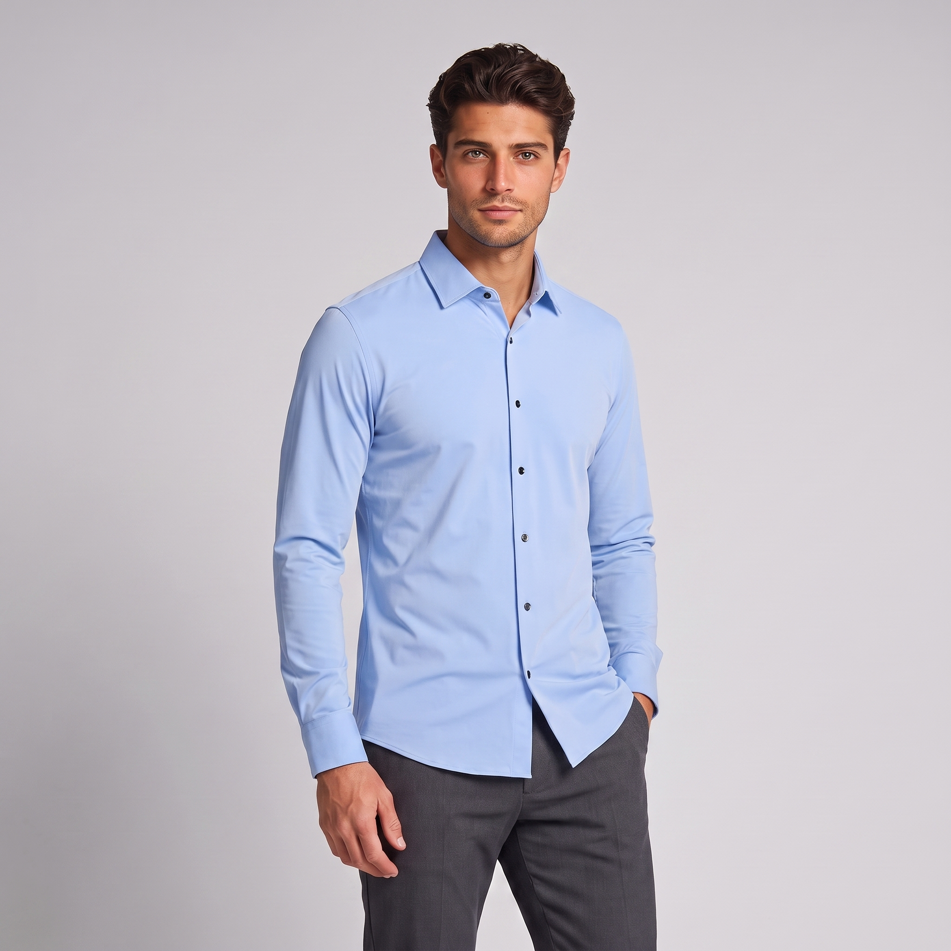 Men's Stretch Comfort Slim Fit Shirt