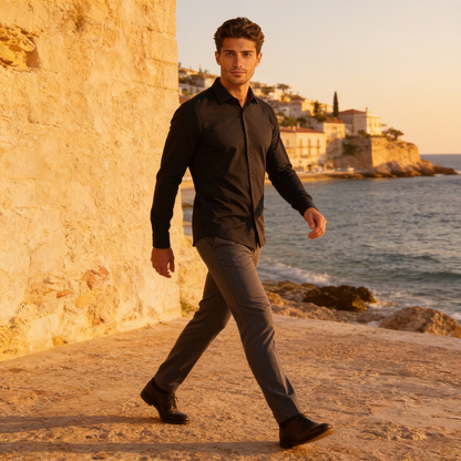 Men's Stretch Comfort Slim Fit Shirt