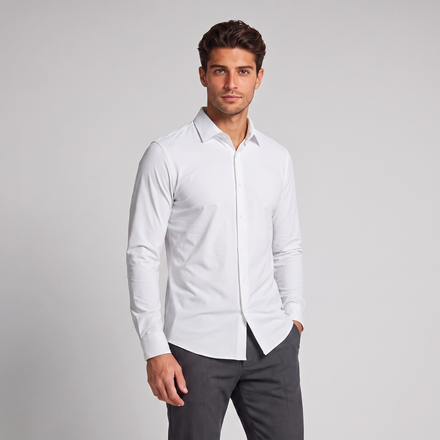 Men's Stretch Comfort Slim Fit Shirt