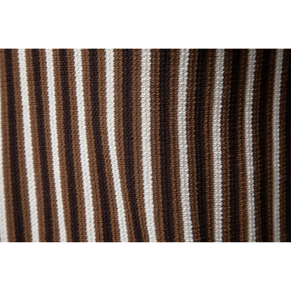 Men's Stripe Knit Polo Shirt