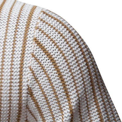 Men's Stripe Polo Shirt