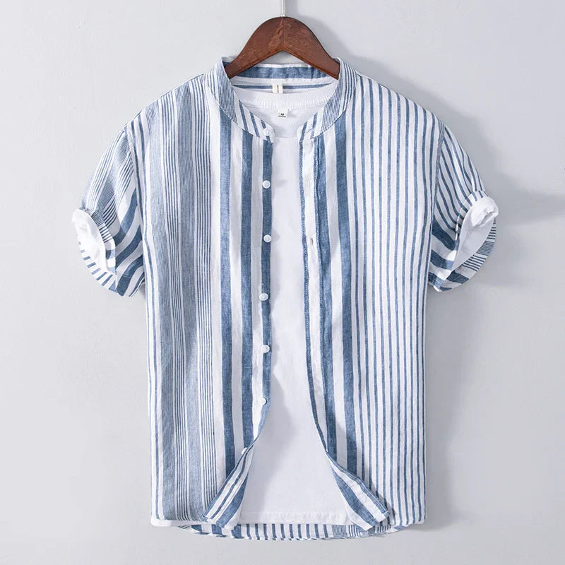 Men's Striped Breathable Shirt