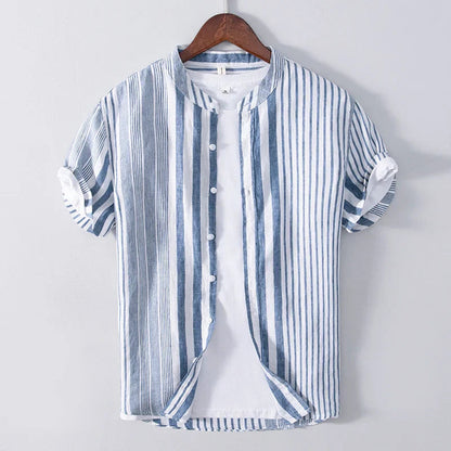 Men's Striped Breathable Shirt