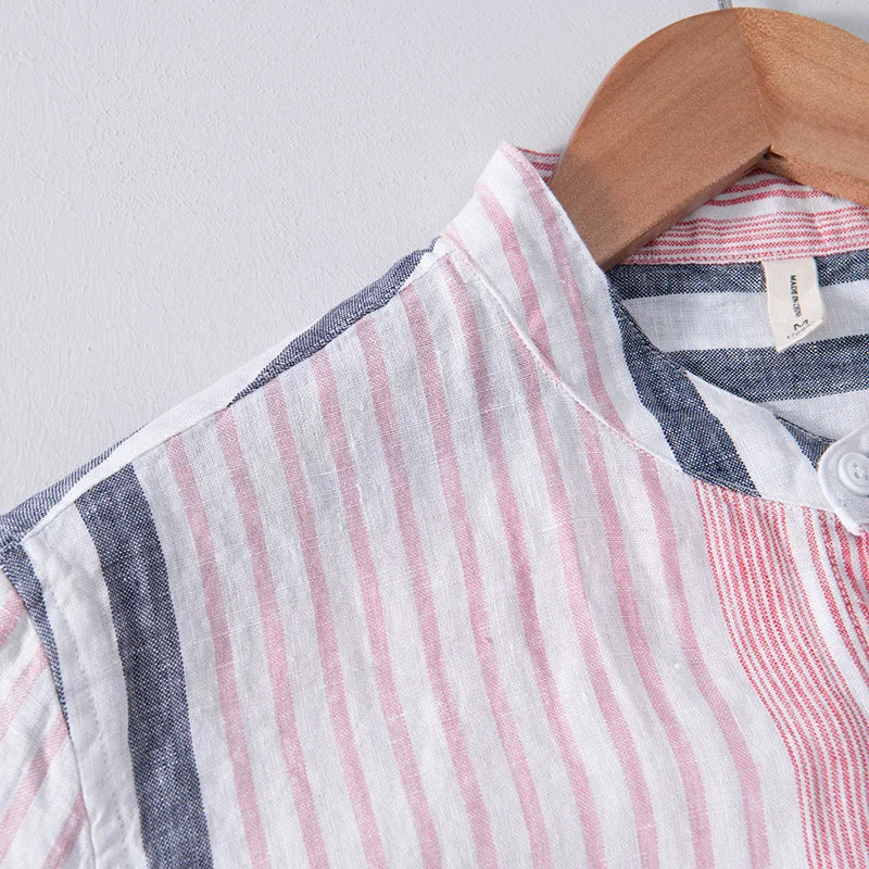 Men's Striped Breathable Shirt