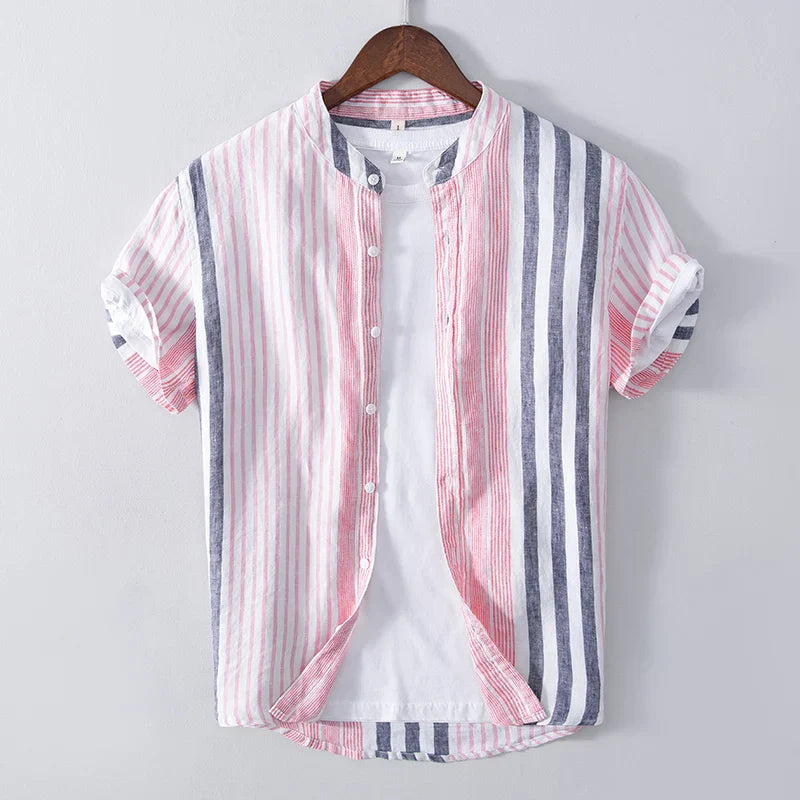 Men's Striped Breathable Shirt