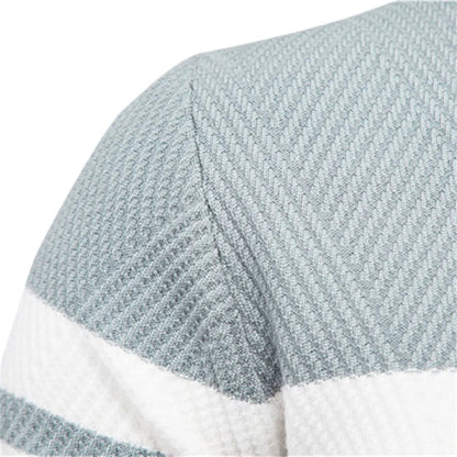 Men's Striped Crewneck Sweater for Everyday Wear