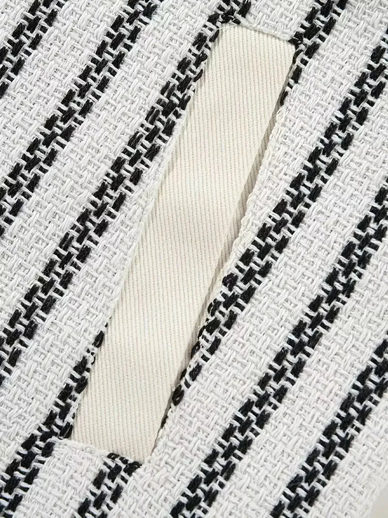 Men's Striped Denim Jacket