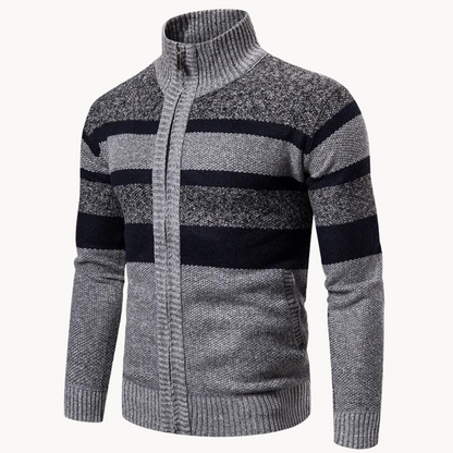 Men's Striped Slim-Fit Sweater