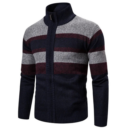 Men's Striped Slim-Fit Sweater