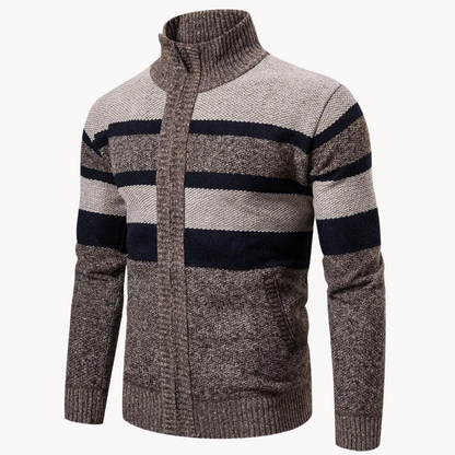 Men's Striped Slim-Fit Sweater