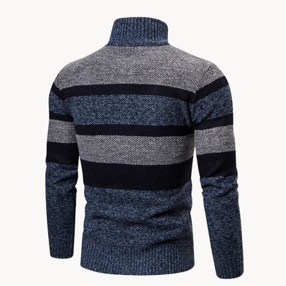 Men's Striped Slim-Fit Sweater