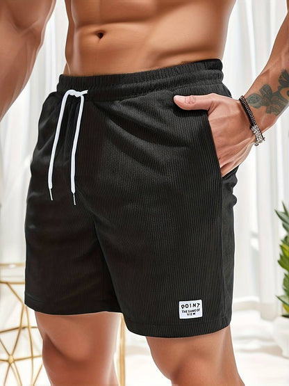 Men's Striped Summer Swim Shorts