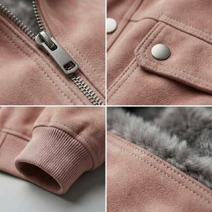 Men's Stylish Leather Look Jacket
