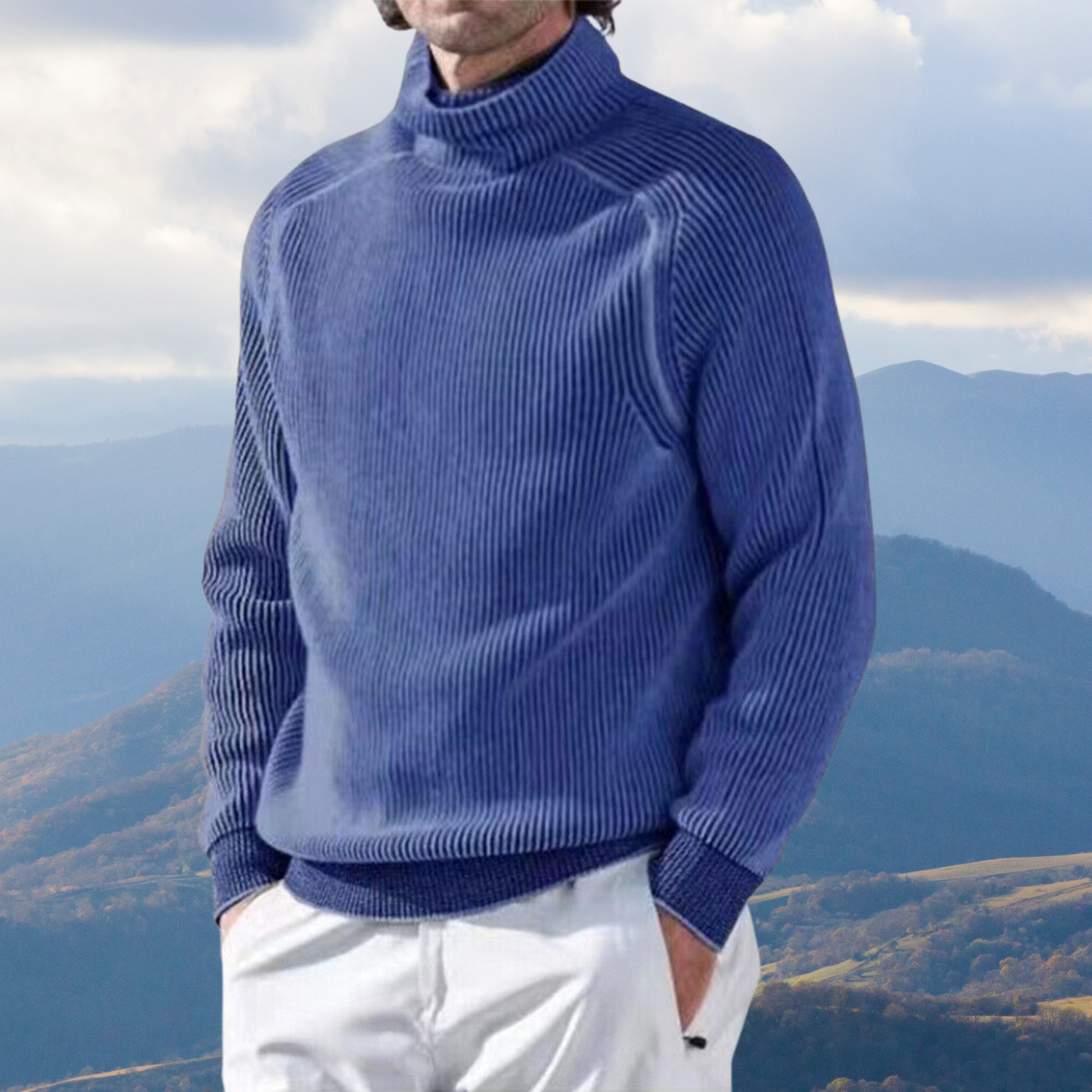 Men's Stylish Turtleneck Sweater