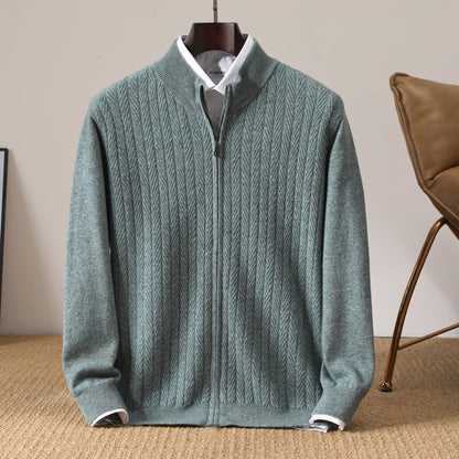 Men's Stylish Twisted Rope Winter Vest