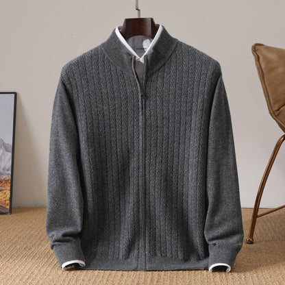 Men's Stylish Twisted Rope Winter Vest