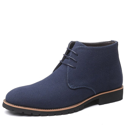 Men's Suede Ankle Shoes for Casual Outdoor Wear