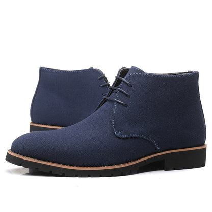 Men's Suede Ankle Shoes for Casual Outdoor Wear