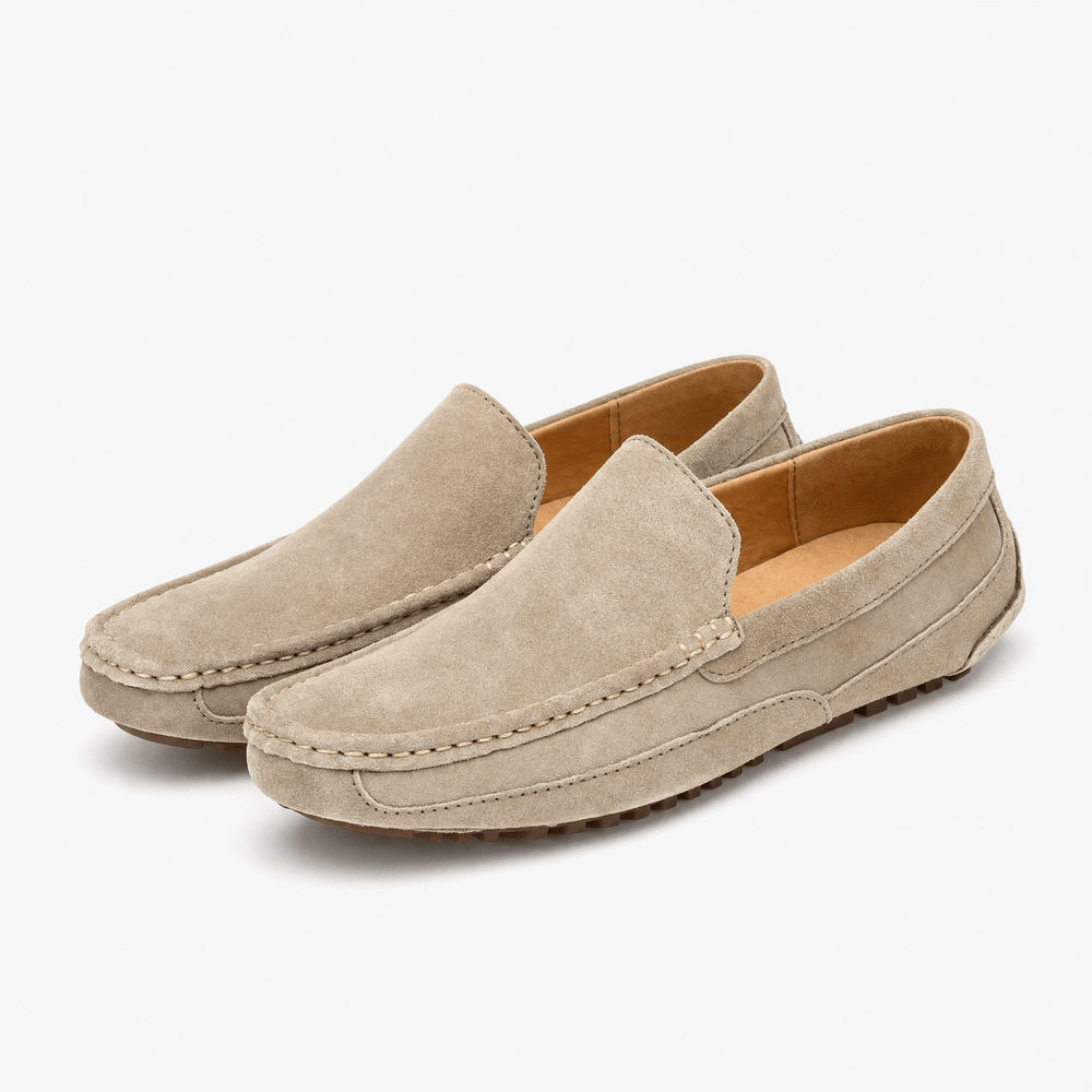Men's Suede Driving Loafers