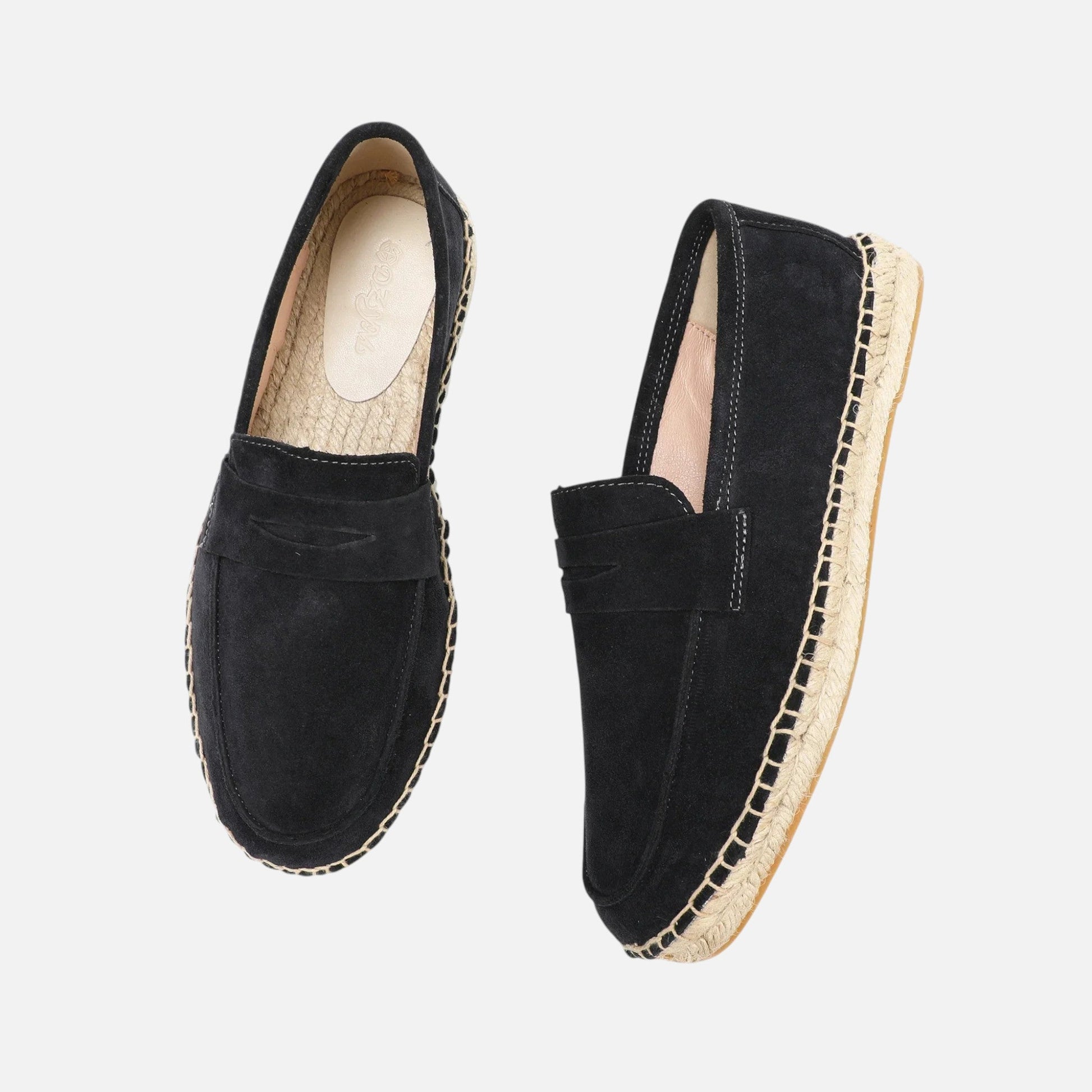 Men's Suede Espadrille Loafers
