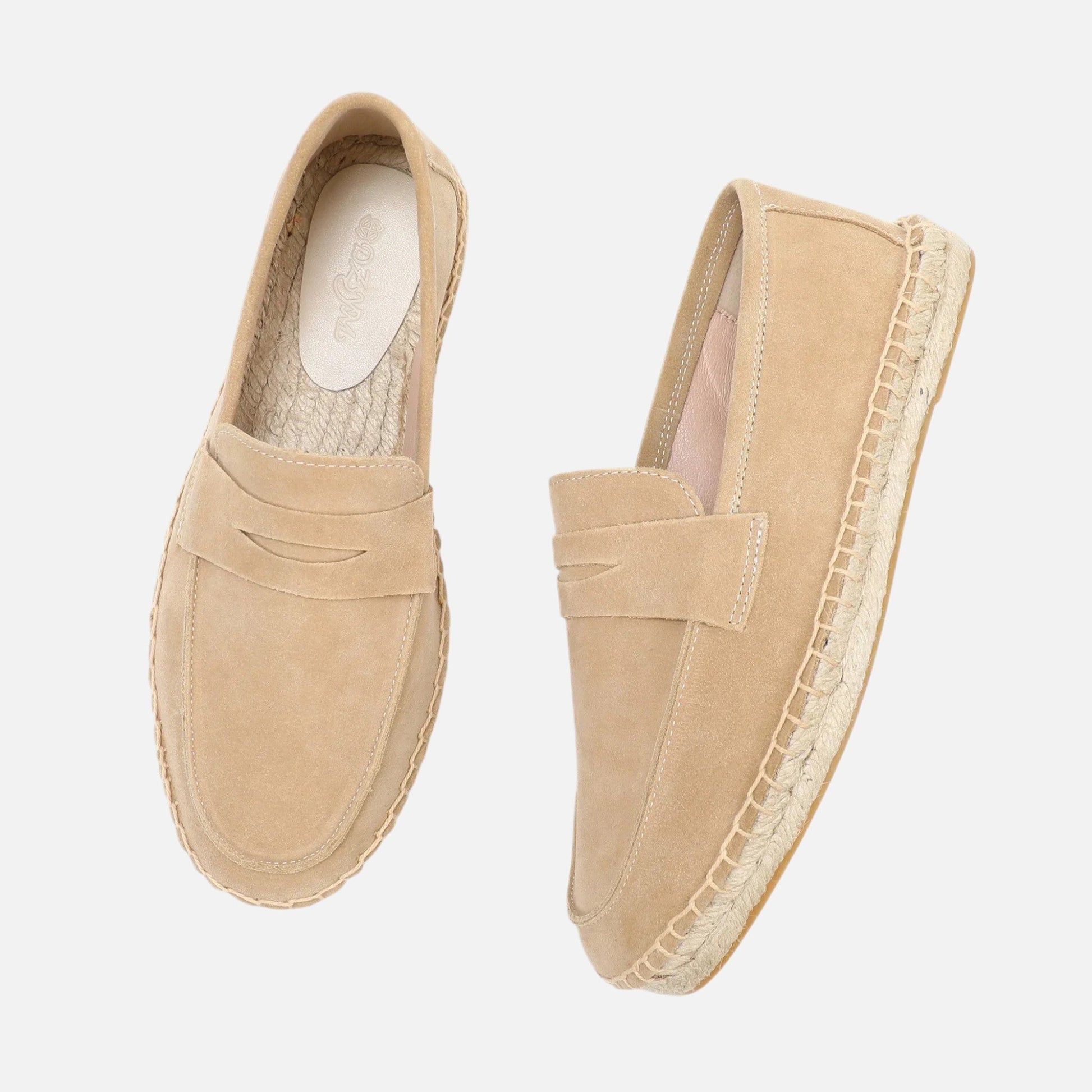 Men's Suede Espadrille Loafers