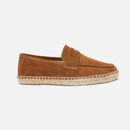 Men's Suede Espadrille Loafers