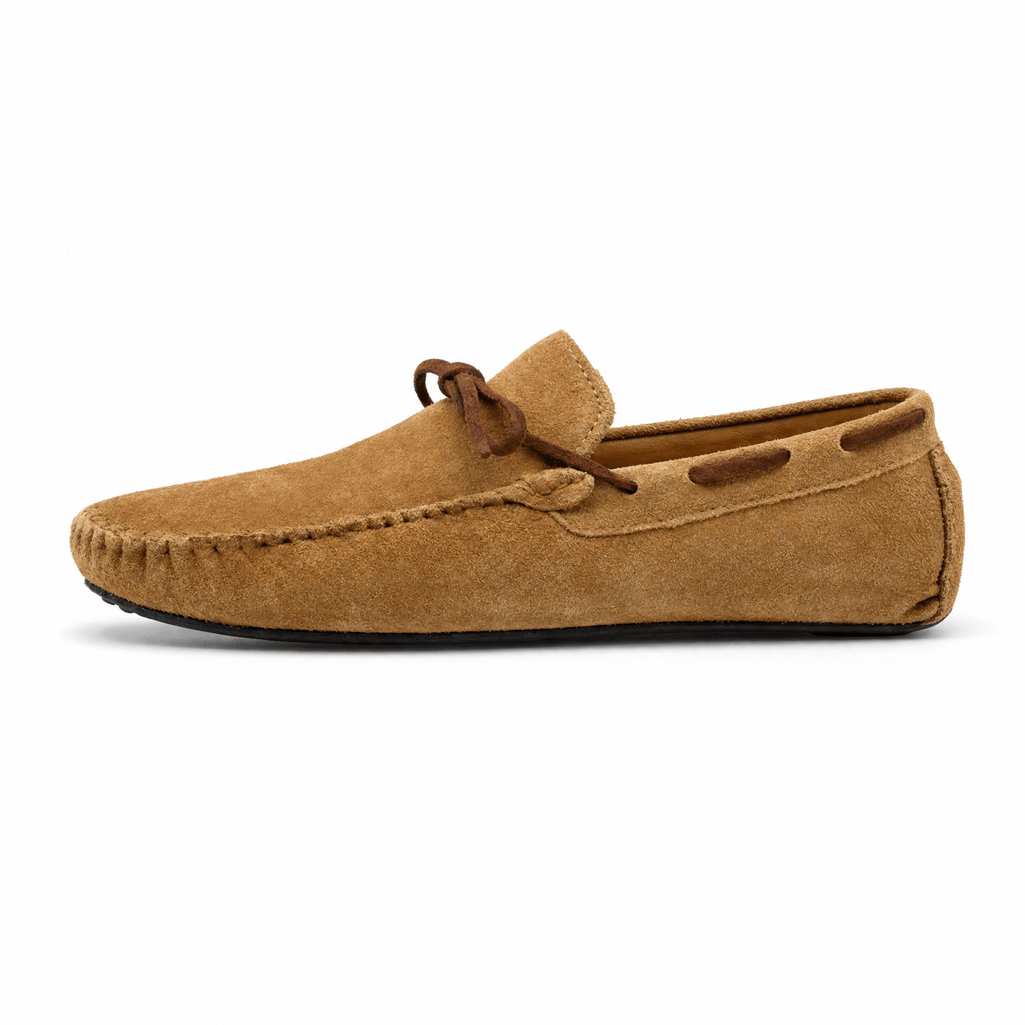 Men's Suede Lace-Up Loafers