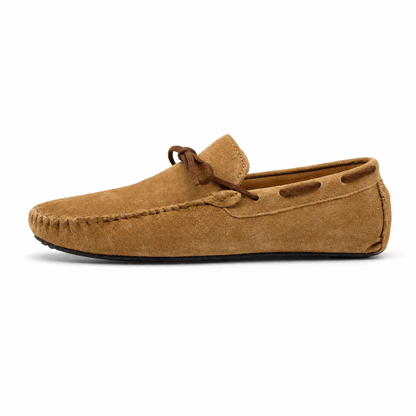 Men's Suede Lace-Up Loafers
