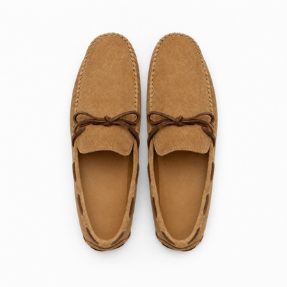 Men's Suede Lace-Up Loafers