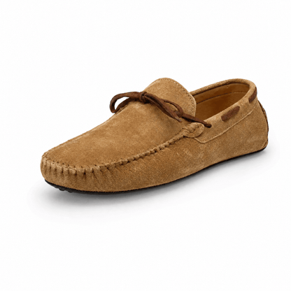 Men's Suede Lace-Up Loafers