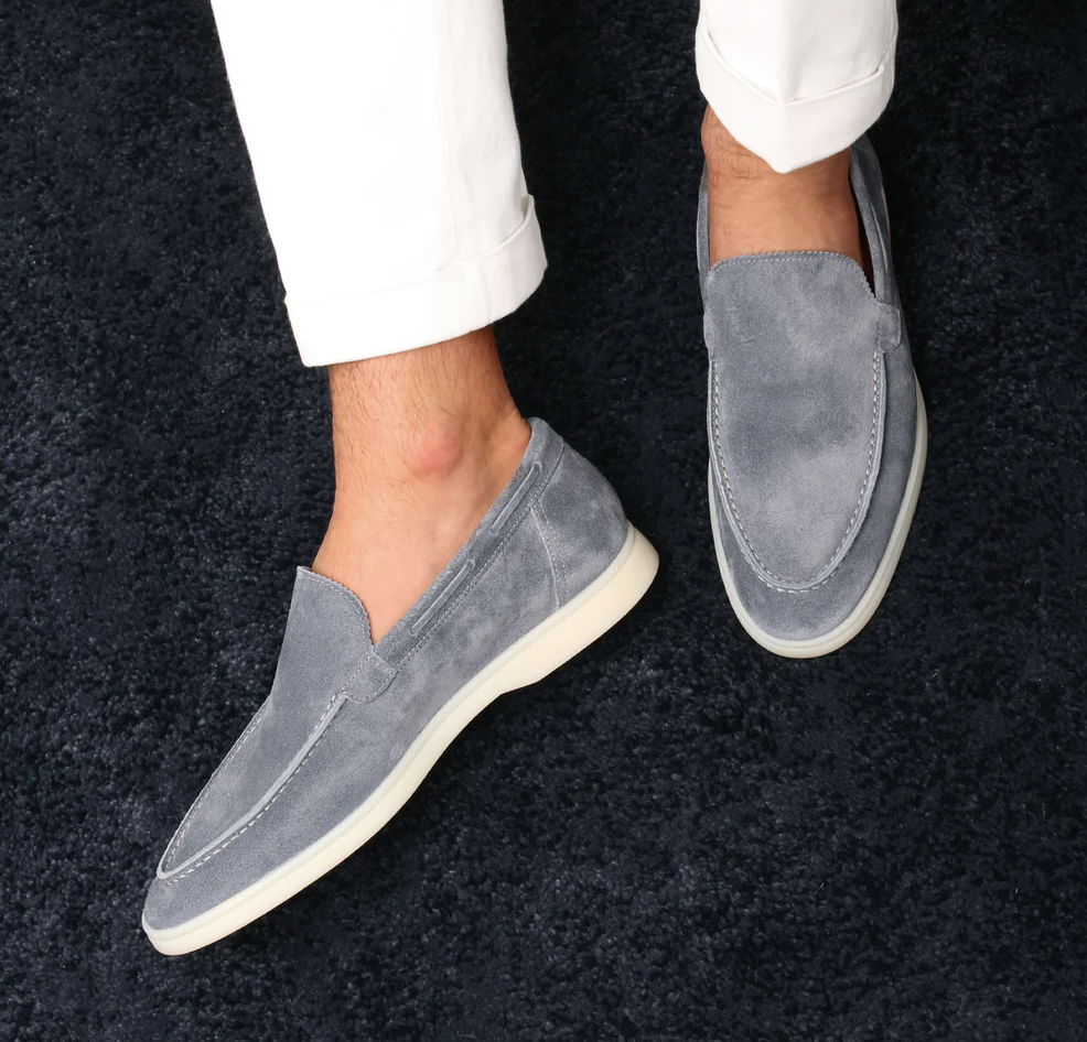 Men's Suede Loafers Classic Style, Everyday Comfort