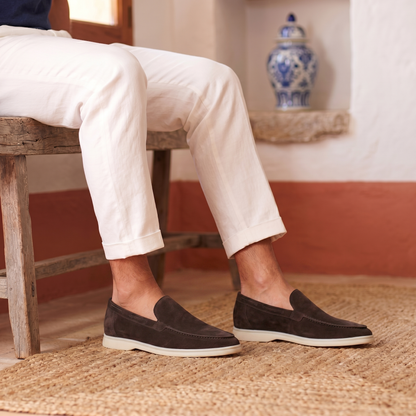 Men's Suede Loafers Classic Style, Everyday Comfort