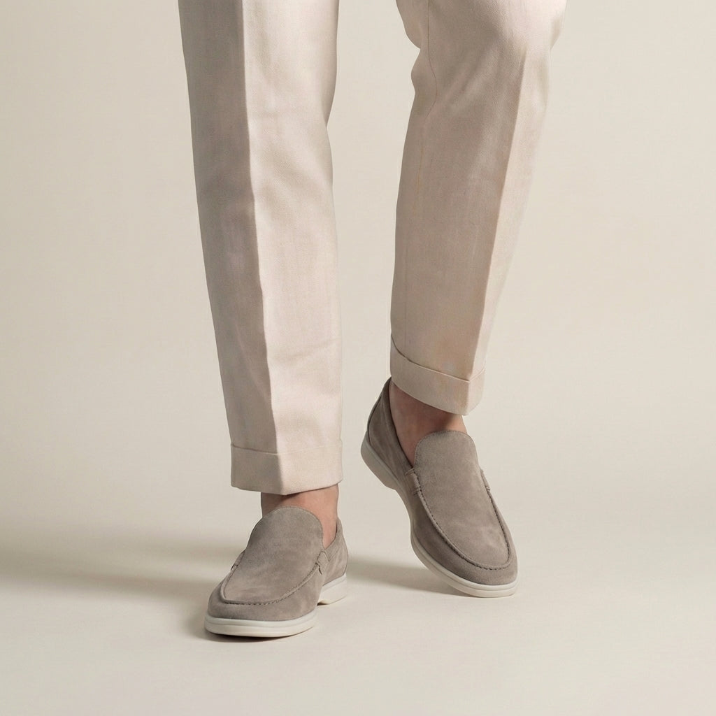 Men's Suede Loafers Classic Style, Everyday Comfort
