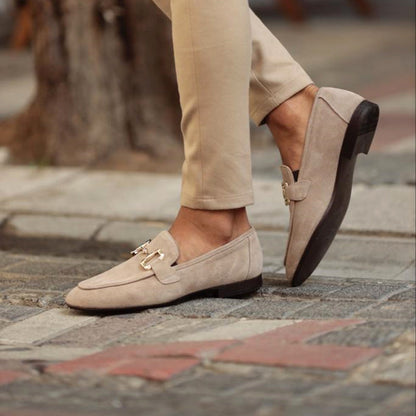 Men’s Suede Loafers – Horsebit Detail Slip-On