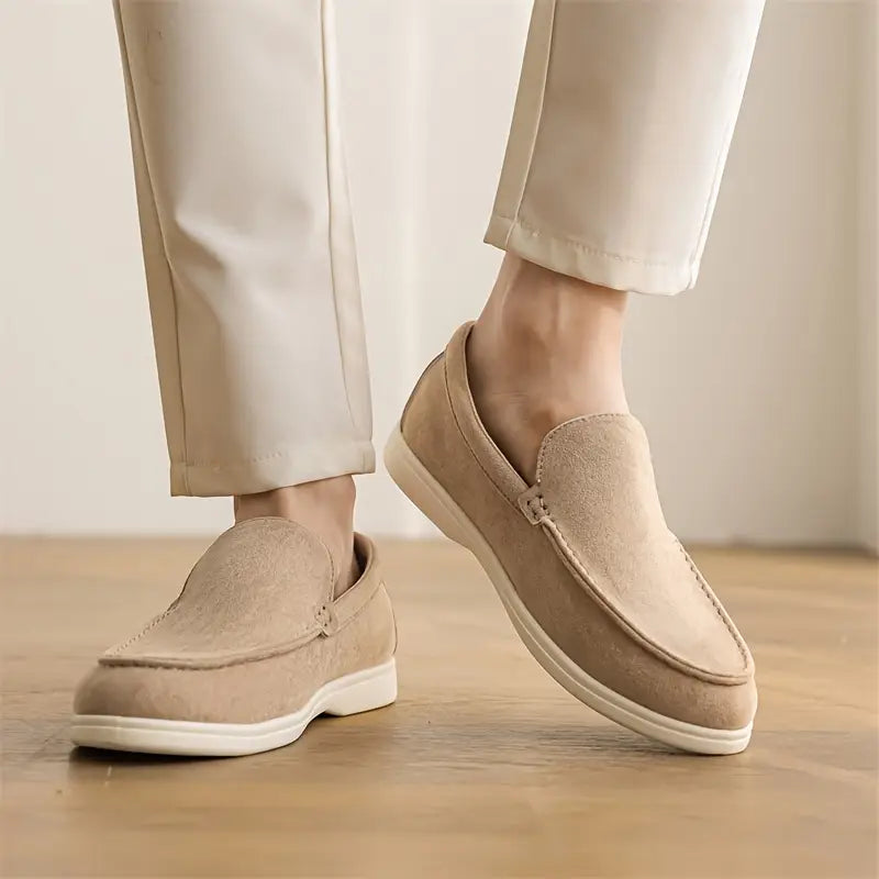 Men's Suede Loafers – Slip-On Casual Loafers