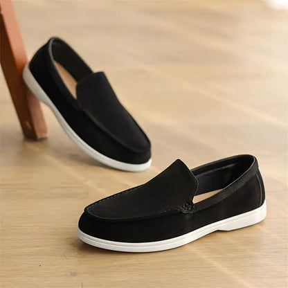 Men's Suede Loafers – Slip-On Casual Loafers