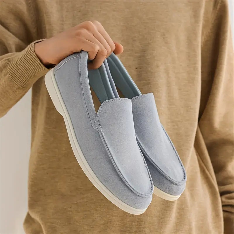 Men's Suede Loafers – Slip-On Casual Loafers